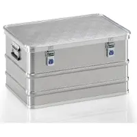 Gmoehling Transportbox, aluminium, L 655 x B 455 x H 358 mm, 85 liter, draagvermogen 50 kg, gewicht 6 kg