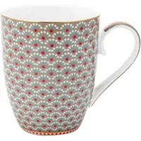 Pip studio Mok Home Mug Large Blooming Tales Khaki (Set van 6)