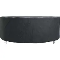 vidaXL Meubelbescherming Zwart 244 x 244 x 71 cm 210D Oxford Stof