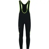 Rogelli Core Colored Fietsbroek Heren - Bretels - Zwart Fluorgeel - M