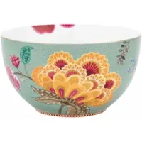 Pip studio Kom Home Bowl Blooming Tales Fantasy Blue 18 cm (Set van 2)