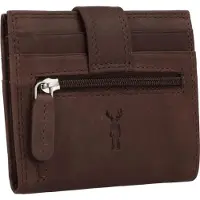 Jack kinsky Aruba Portemonnee RFID-bescherming Leer 10 cm - Jongens - Horizontaal - braun