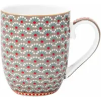 Pip studio Mok Home Mug Small Blooming Tales Khaki (Set van 6)