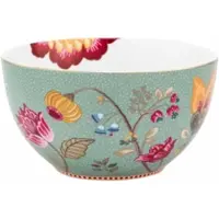 Pip studio Kom Home Bowl Blooming Tales Fantasy Blue 15 cm (Set van 6)