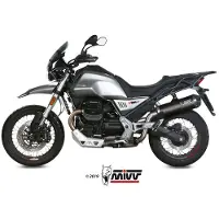 MIVV Oval Moto Guzzi V85 Tt 2019-24 M.013.lec Gehomologeerde Slip On Uitlaatdemper