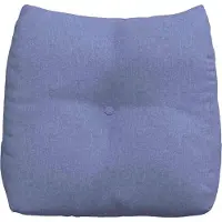 vidaXL Rugkussen Jeans Blauw 45 x 24 x 50 cm Stof