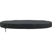 vidaXL Tuintafel Hoes Zwart 112 x 112 x 10 cm 420D Oxford stof
