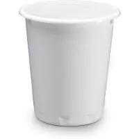 Durable Papierkorb BASIC, Kunststoff, 13 Liter, weiß rund, Höhe: 320 mm, Durchmesser: 290 mm (170...
