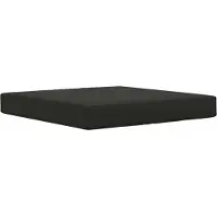 vidaXL Buitenbankkussen Polyester Zwart 80 x 43 x 10 cm