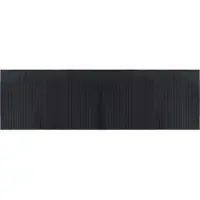 vidaXL Vloerkleed rechthoekig 60x200 cm bamboe zwart