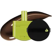 Unleashia Satin Wear Healthy-Green Cushion Re-Feel + Puff - No.51N Choco Fudge No.51N Choco Fudge