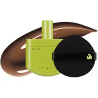 Unleashia Satin Wear Healthy-Green Cushion Re-Feel + Puff - No.46N Burnt Umber No.46N Burnt Umber
