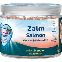 Renske Gezonde Beloning Mini Hartjes Hondensnack Zalm 300 gr