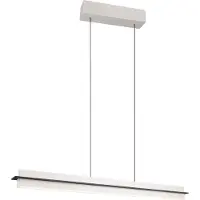 TRIO Design hanglamp Emerson grijs