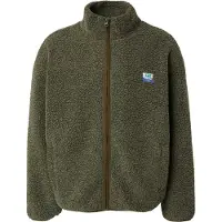 American vintage Fleece jas 'HOKTOWN' olijfgroen