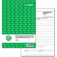 Sigel Bewirtungskostenbeleg Formularbuch GB515