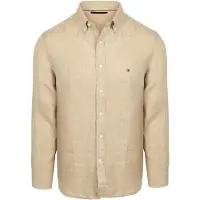 Tommy Hilfiger Overhemd Linnen Beige