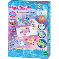 AquaBeads Unicorn Friends Craft Kit- complete set met 500 parels in 27 kleuren