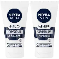 Nivea Men Sensitive Hydraterende Creme 2x75 ml Crème