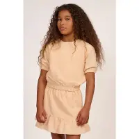 NIK&NIK T-shirt oranje Meisjes Polyester Ronde hals Effen - maat 128