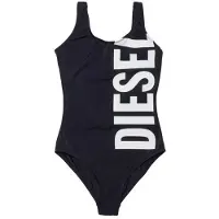 Diesel badpak zwart Meisjes Nylon Logo - maat 170 | Badpak van
