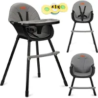 Momi kinderstoel REKI, zwart