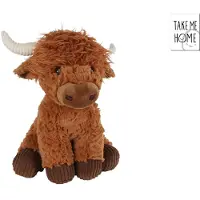 Van Manen Veenendaal Van Manen knuffel jak pluche 28cm - zachte bizon knuffeldier.