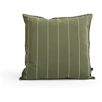 HAY - Terrazza Cushion - 60x60 cm - Olijfgroene Smalle Streep