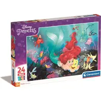 Clementoni - Puzzel - 24 Maxi Stukjes - Disney Prinses Kleine Zeemeermin - Kinderpuzzel - Vanaf 3 jaar