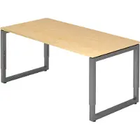 Hjh OFFICE PRO REGO 16 G - 160 x 80 Tafelhoogte I In hoogte verstelbaar Esdoorn/Grafiet