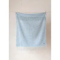 Tbco Babydekentje Gingham Grijs - 75x110 - Lamswol - TBCo Scotland