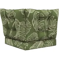 vidaXL Buitenbankkussen Polyester Blad Design 60 x 40 x 10 cm