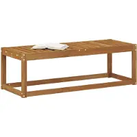 vidaXL Buitenstoel Bank Massief Acacia Hout Naturel 115 x 43 x 37 cm