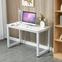 MODFU - Hoekbureau - Veelzijdig Gebruik - Modern Ontwerp - MDF En Metaal - Wit
