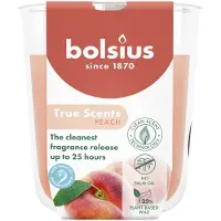 Bolsius Geurkaars True Scents Peach Oranje 25 Uur D 8,4 H 5,2 Cm