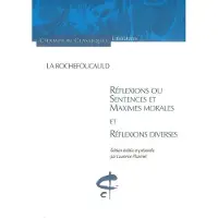Honore Champion Réflexions ou sentences et maximes morales - François De La Rochefoucauld