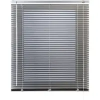 STORESDECO - Aluminium Jaloezieën met Koord Grijs 90x160