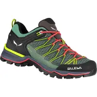 Salewa Wandelschoen Women Mountain Trainer Lite Gore-Tex Feld Green Fluo Coral-Schoenmaat 40