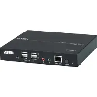 Aten Dubbel HDMI KVM over IP-consolestation - 1920 x 1200 Pixels - Ethernet LAN - Full HD+ - Rack-montage - 6,53 W - Zwart