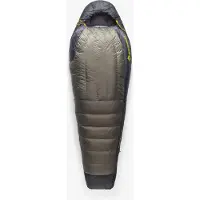 Sea to Summit Spark Pro -1C Slaapzak Grijs/Blauw || Maat: Regular - Left Zip