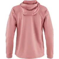 Fjällräven - Dames wandel- en bergkleding - Abisko Grid Fleece Hoodie W Dusty Rose voor Dames van Gerecycled Polyester - Maat S - Roze