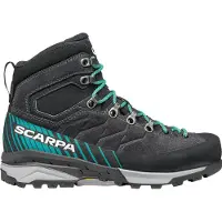 Scarpa - Dames wandelschoenen - Mescalito Trek GTX Wmn Dark Anthracite Tropical voor Dames - Maat 38 - Zwart