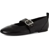 Tamaris Ballerina met riempjes zwart