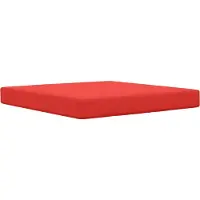 vidaXL Buitenbankkussen 2 pcs Rood Polyester