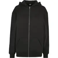 Urban Classics Sweatvest zwart / wit