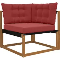 vidaXL Buitenbankkussen Polyester Wijnrood 68,5 x 68,5 cm