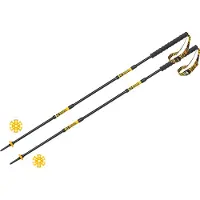 Grivel - Trail 3 - Trekkingstokken 122 cm, geel/zwart