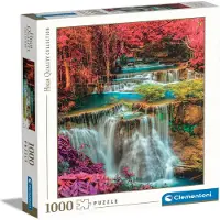 Clementoni - Puzzel - 1000 Stukjes - Kleurvolle Thaise Watervallen - Puzzel Voor Volwassenen - High Quality Collection