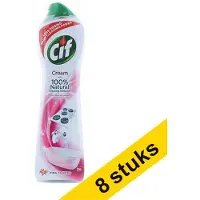Cif Aanbieding: 8x vloeibaar schuurmiddel Pink Flower (500 ml)