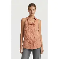 Isabel Marant Étoile Nadea Vest Peach Maat: 36 | Gilets Outlet | Dames | Oranje